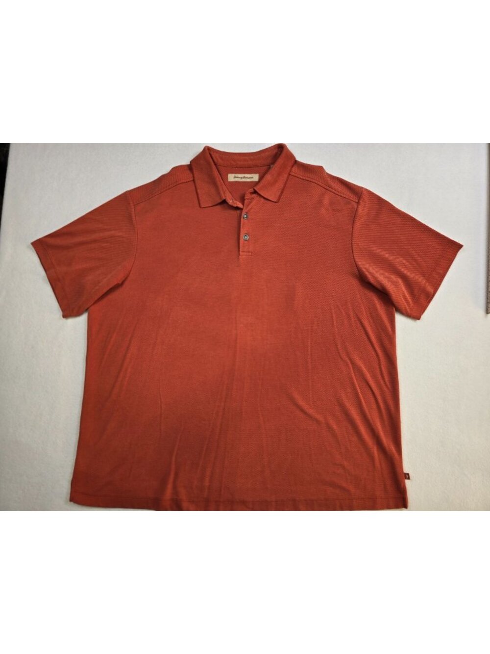 Tommy Bahama Mens XXL Rust Orange Polo Shirt
